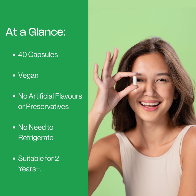 Probio7 Original | Vegan Approved | with 4 Billion CFU, 7 Live Bacterial Strains + 2 Types of Natural Fibre | Digestive Health Supplements, Probiotics for Gut Health