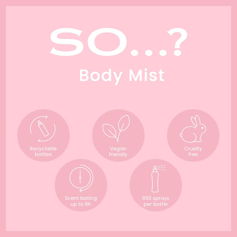 Body Mist By So…? Womens Strawberry & Cream Body Mist Fragrance Spray 100ml