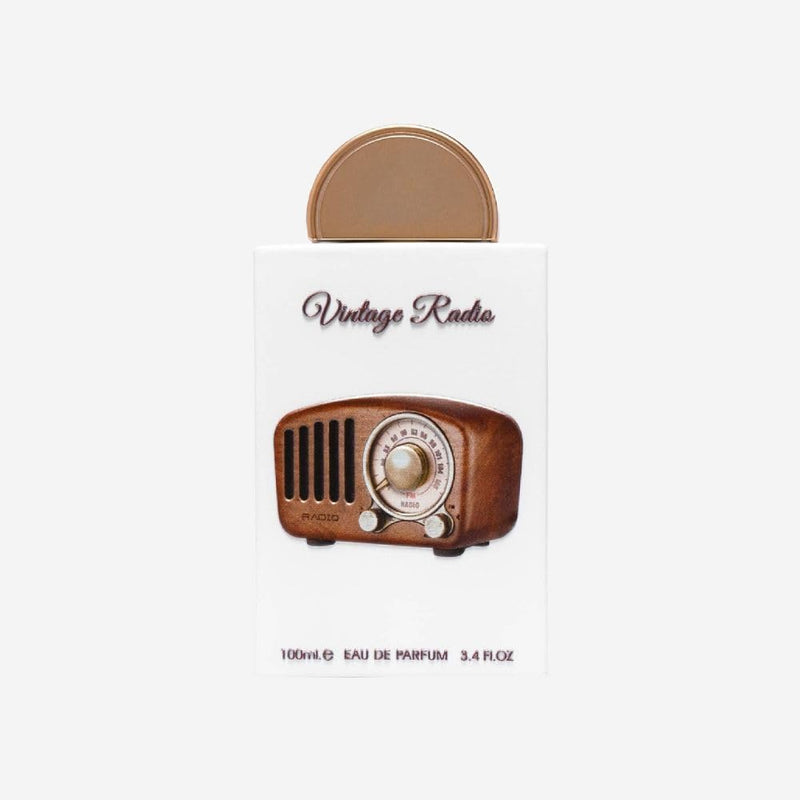 Vintage Radio Perfume - Luxury Unisex Fragrance - Woody Scent - Arabian UAE Dubai Spray - Eau De Parfum 100ml