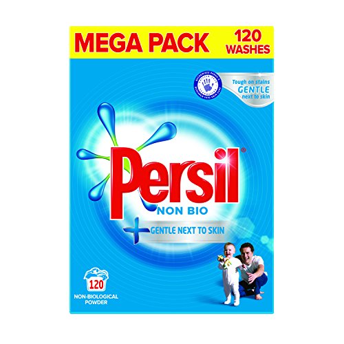 Persil Non Bio Colour Washing Powder, Clean And Fresh Fragranced Laundry Detergent For Clothes, Large Family Pack (8.4 kg)