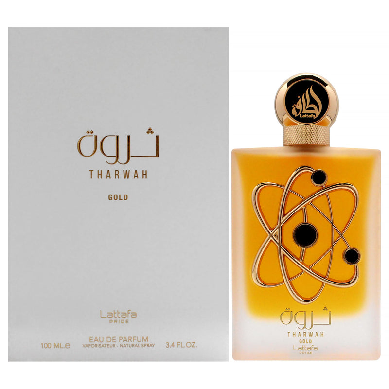 Lattafa Tharwah Gold for Unisex Eau de Parfum Spray