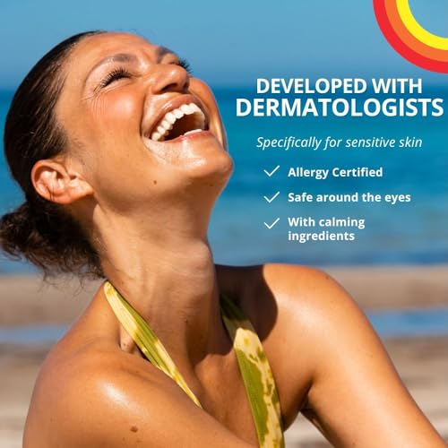 RIEMANN P20 Sensitive FACE SPF50+ UV Protection Cream, 50 Grams | Non Greasy Highly Effective Protects Face from UV Radiation |Sun Protection Factor 50+ | Wear under Make Up