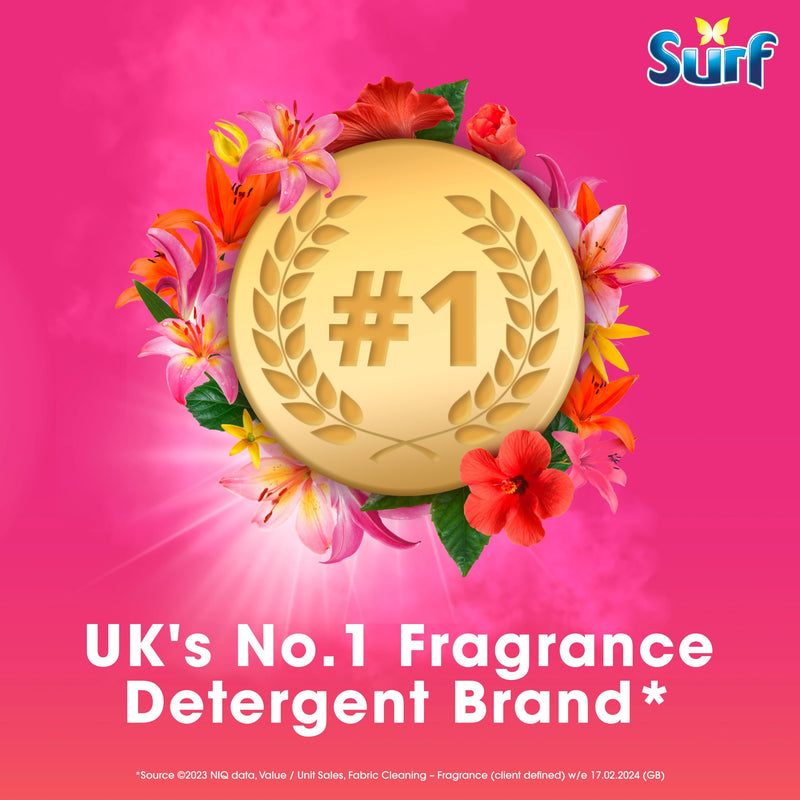 Surf Tropical Lily Washing Powder joy-infused fragrance with natural essential oil