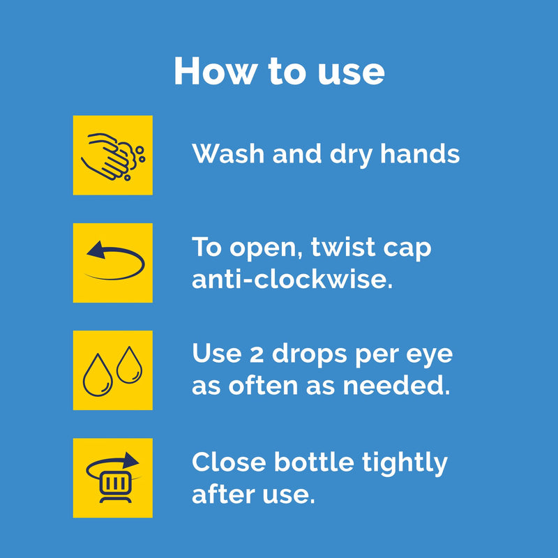 Optrex Itchy Eyes, Double Action Soothing Eye Drops, 10ml, Soothes & Protects, Cools and Relieves, Gets to Work Instantly, On the Go Relief