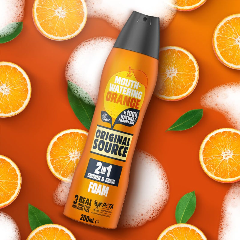 Original Source Lemon & Tea Tree 2 in 1 Shower and Shave Foam