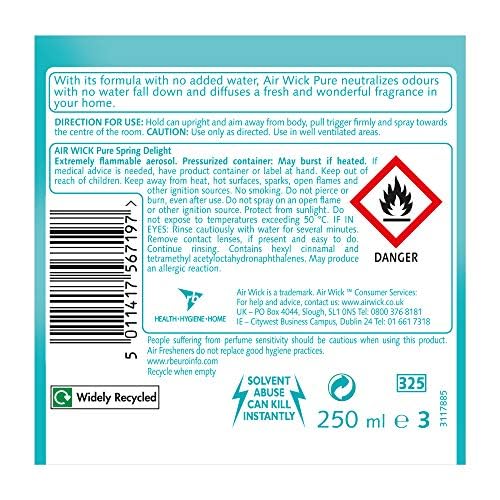 Air Wick |Purple Lavender Meadow |Automatic Air Freshener|Freshmatic Auto Spray Refill | 250ml| Pack of 4