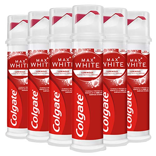 Colgate Max White Teeth Whitening Toothpaste, Enamel Safe