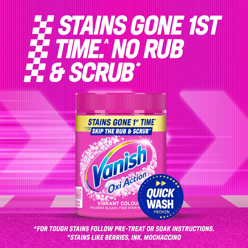 Vanish Gold Oxi Action Stain Remover and Laundry Booster Powder for Colours