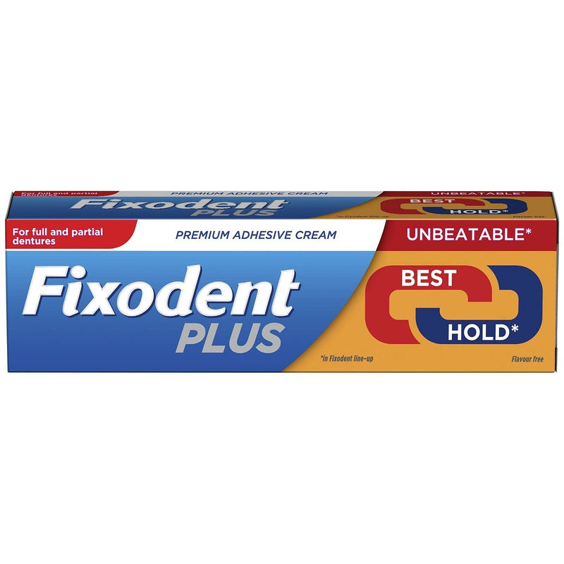 Fixodent Denture Adhesive Cream Dual Power 40g **4 PACK DEAL**