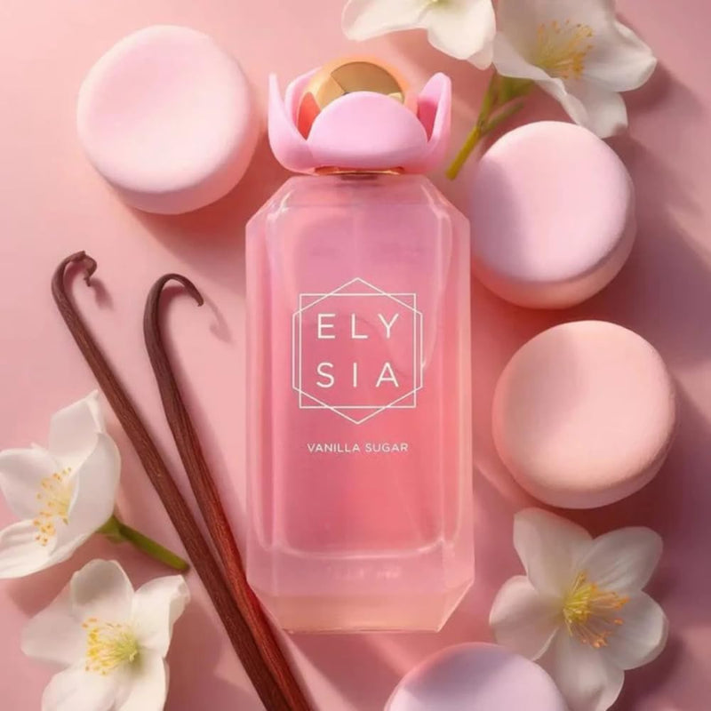 Elysia Vanilla Sugar Perfume - Luxury Women Fragrance - Oriental Vanilla Scent - Arabian UAE Dubai Spray - Eau De Parfum 100ml