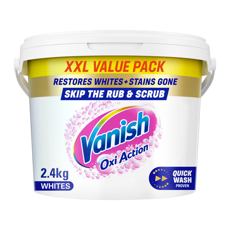 Vanish Gold Oxi Action Laundry Booster and Stain Remover Powder for Whites