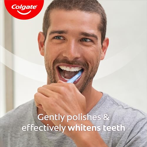 Colgate Advanced White Toothpaste - Teeth whitening Toothpaste - clinically Proven whitening - whitens in 10 Days - with Active Micro-Cleansing Crystals - new Stain Prevention - Enamel Safe