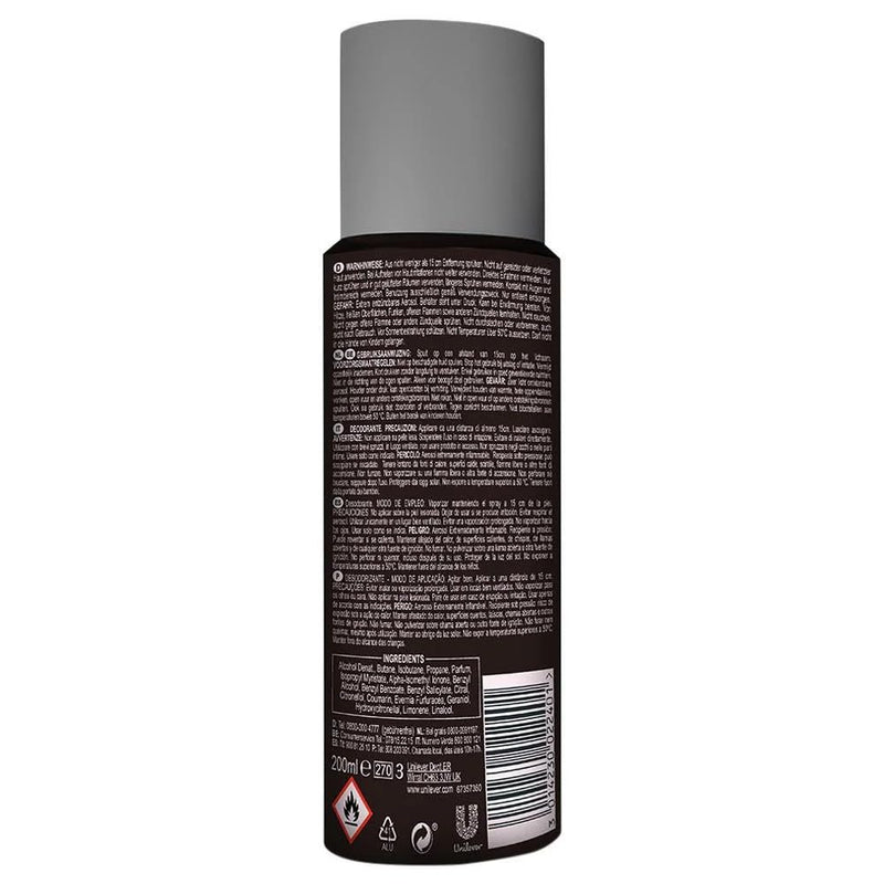 Brut Deodorant Body Spray Musk Long Duree 200ml THREE PACK