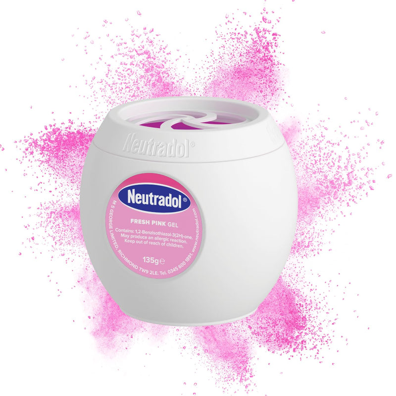 Neutradol Slow Release Gel, Air Freshener and Odour Eliminator, No Plug or Spray Needed, Multipack 12 x 135g
