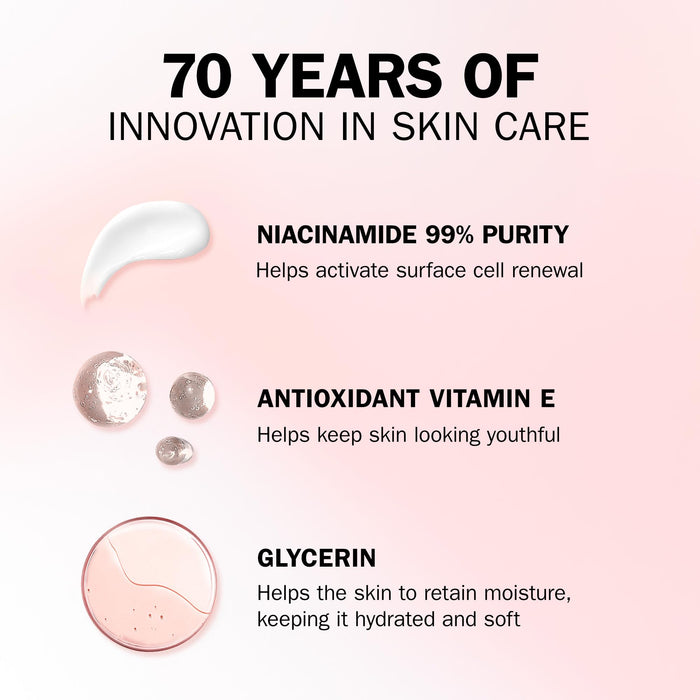 Olay Niacinamide 24 + Vitamin E Serum With 99 Percent Pure Niacinamide and Vitamin E to hydrate, age defy and renew, Fragrance Free, 40ml