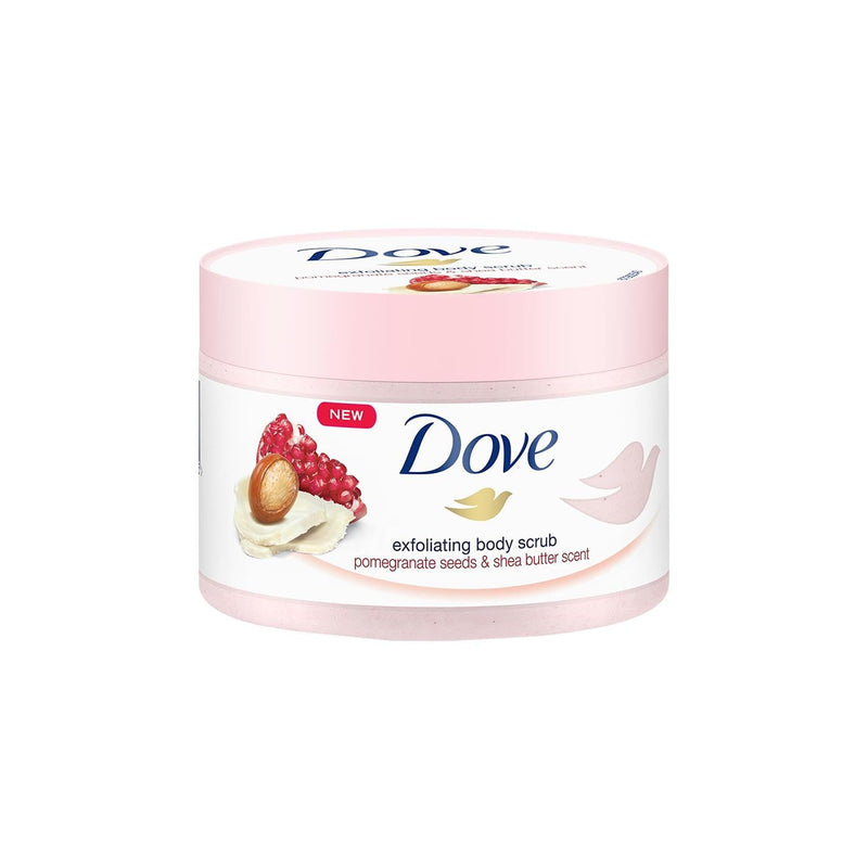 Dove Exfoliating Body Scrub Pomegranate Seeds and Shea Butter Scent 225ml