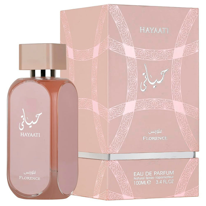 Hayaati Florence Perfume For Women - Arabian UAE Luxury Fragrance - Citrus, Sweet, Floral Scent - Eau De Parfume 100ml