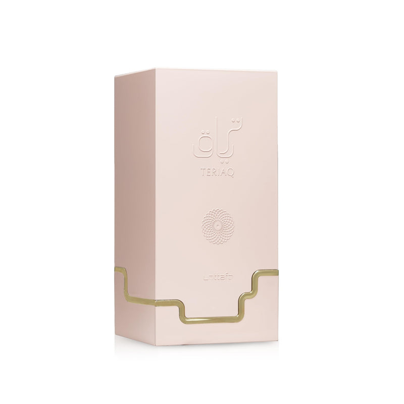 Teriaq by Quentin Bisch for Lattafa Perfumes Unisex Eau De Parfum Spray 3.4 Ounce-Caramel Bitter Almond Vanilla Notes - Long-lasting Fragrance for Men and Women Designer Creation from Grasse