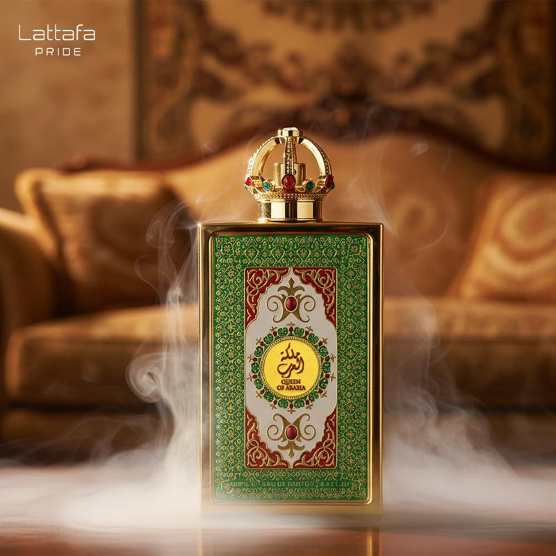 Queen of Arabia Lattafa Pride 100ml EDP – Coconut Floral with Vanilla, Sandalwood & Musk – Elegant, Long‑Lasting Perfume for Women
