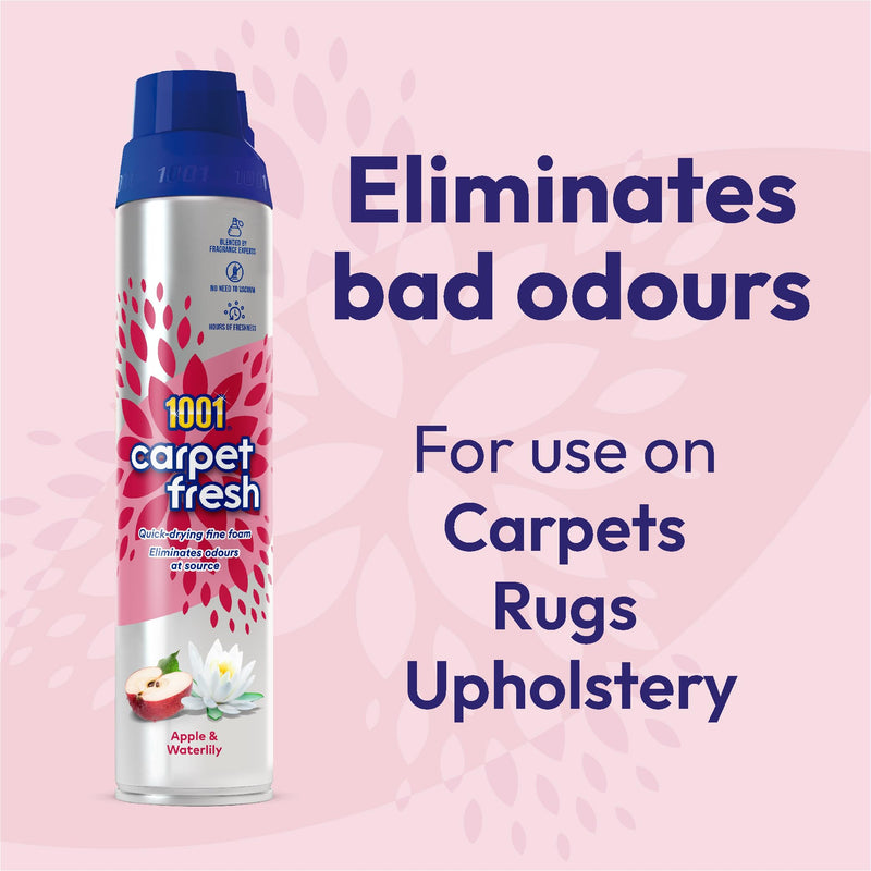 1001 • Carpet Fresh Apple & Waterlily • 6 x 300ml Cans