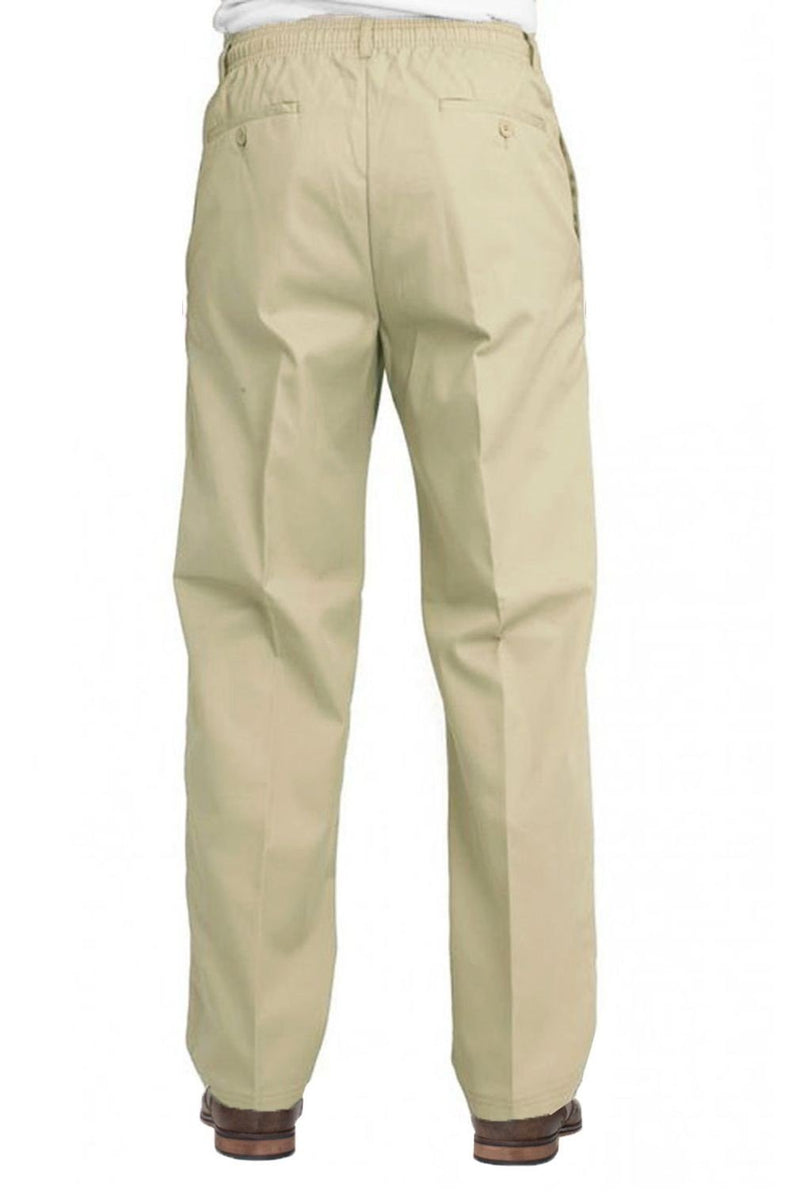 JBC Weaves Men's Smart Rugby Trousers with Elasticated Waist and Draw Cord