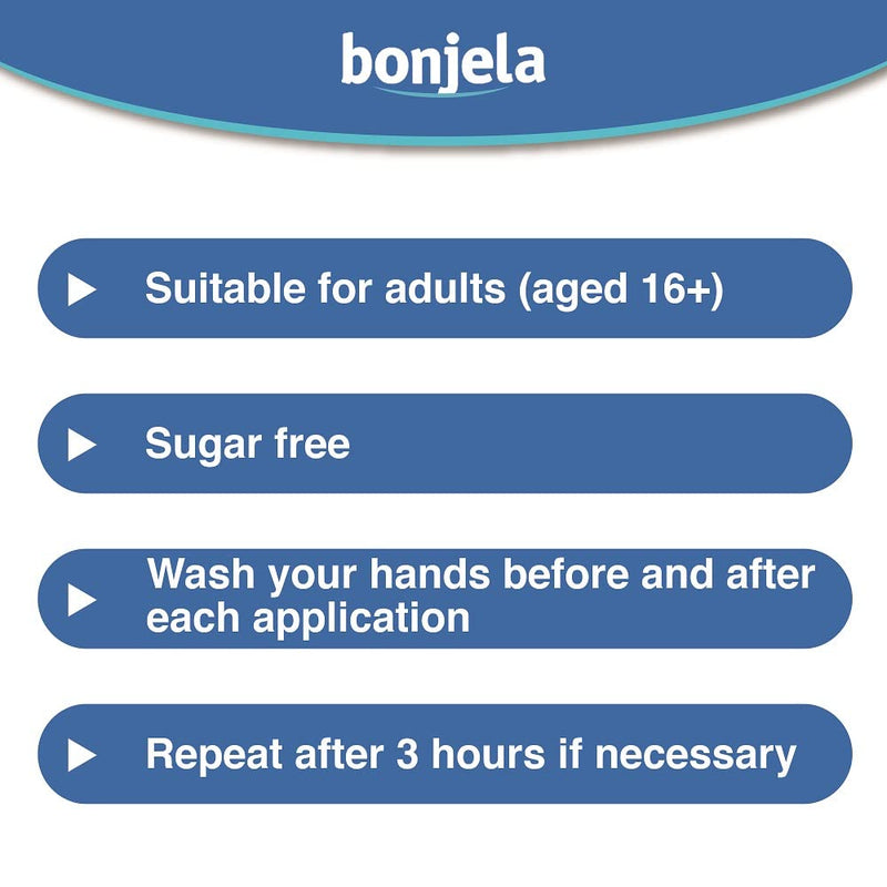 Bonjela 15g Oral Gel - Fast Acting Pain Relief for Mouth Ulcers, Cold Sores, Swelling, Infection, Suitable with Dentures, Adult Treatment, Quick Medication Solution