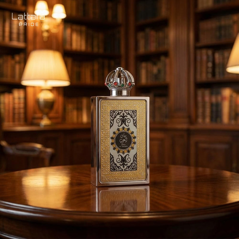 King of Arabia 100 ml EDP Lattafa Pride – Unisex Fragrance with Bergamot, Mint, Black Tea, Ginger, Leather & Vanilla – Warm Spicy Aromatic Scent