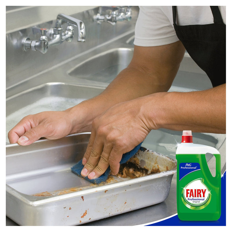 Fairy Original Hand Dish Washing Up Liquid, Pack of 2 X 5 L