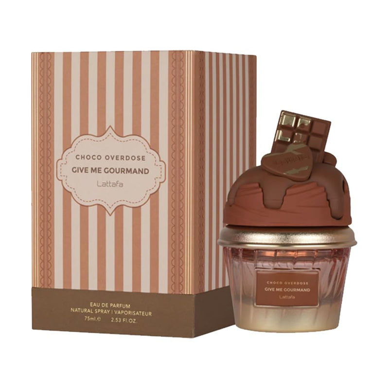 Choco Overdose 75ml Eau De Parfum by Lattafa For Women and Men - Unisex Perfume with Dark Chocolate, Cocoa, Vanilla & Caramel