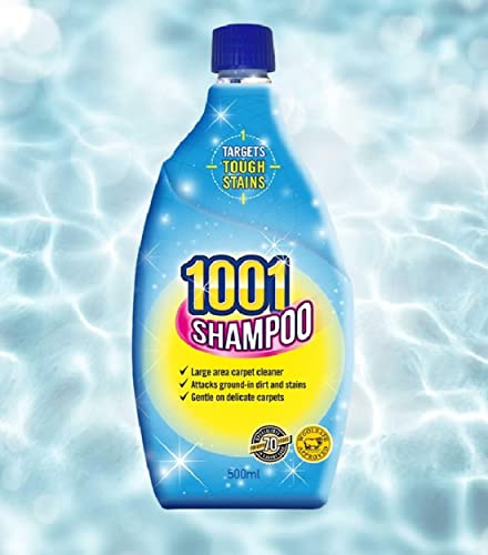 2 x 1001 Carpet Shampoo Hand Cleaner Solution Deep Clean Dirt Stain Remover 500ml
