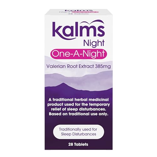 Kalms Night One-a-Night 28 Tablets - Traditional Herbal Medicinal Product Used for The Temporary Relief of Sleep Disturbances.