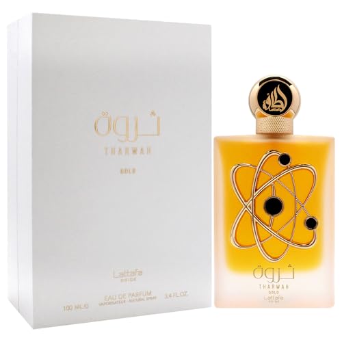 Lattafa Tharwah Gold for Unisex Eau de Parfum Spray