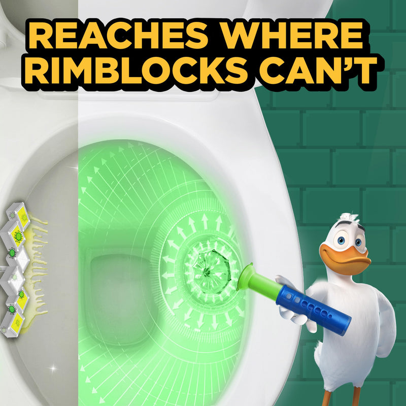 Duck Fresh Discs Toilet Cleaner Starter Kit, Fights Stains That Harbour Germs