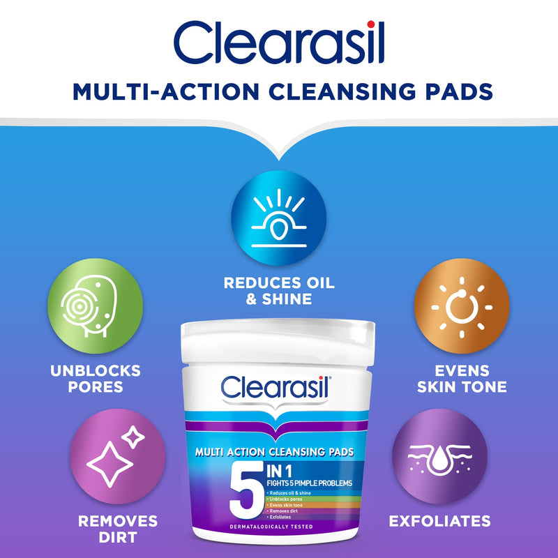 Clearasil 5-in-1 Ultra Cleansing Pads
