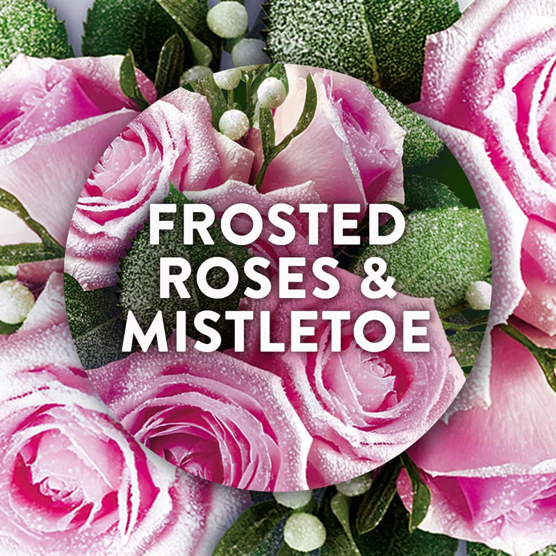 Air Wick Cosy Cottage, Frosted Roses and Mistletoe Advanced Electrical Plug-In Kit, 19ml, Lasts for up to 100 days