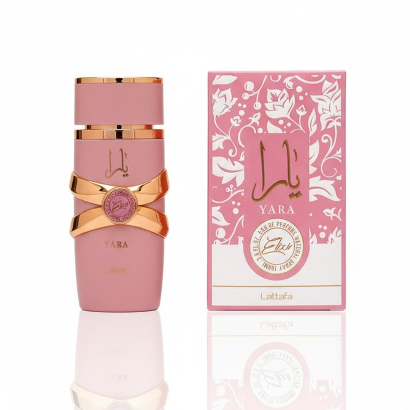 Lattafa Yara Elixir Eau de Parfum for Women 100 ML – Long-Lasting Fruity Floral Vanilla Perfume with Strawberry, Jasmine & Musk Notes | Luxury Gift Fragrance