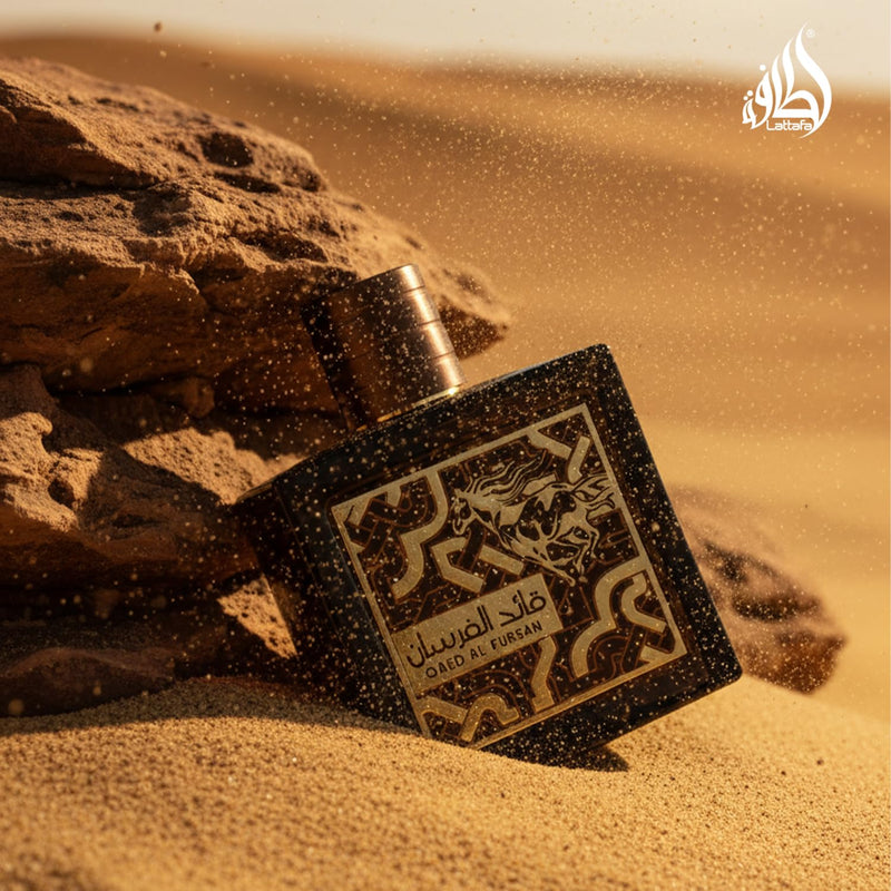 Lattafa Qaed Al Fursan Untamed Perfume, Oriental Spicy Fragrance with Nutmeg, Cardamom, Amber