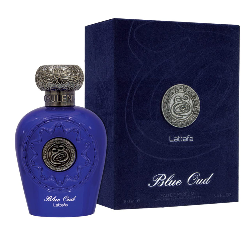 Blue Oud by Lattafa Cambodian Oud Blue Musk, AgarOud 100ml EDP
