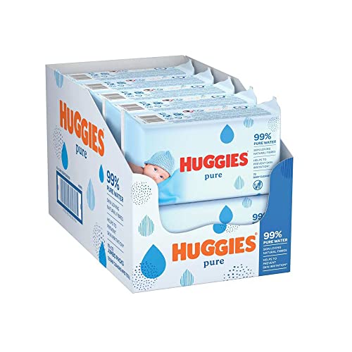 Huggies Pure Baby Wipes - 10 packs of 56 wipes
