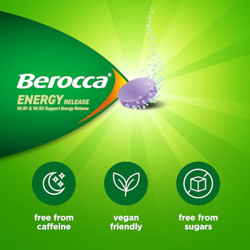 Berocca Vitamin C Effervescent Tablets, Blackcurrant Flavour, 45 Tablets