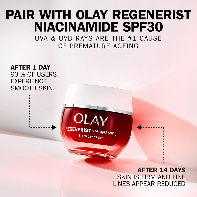 Olay Regenerist Niacinamide Night Cream Face Moisturiser, Skincare with Antioxidant Vitamin E and Shea Butter, Anti Ageing Skin Care: Renew, Age Defy and Hydrate, 50ml