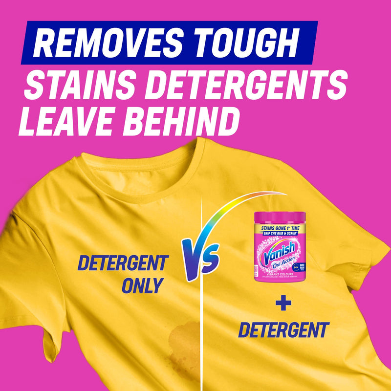 Vanish Gold Oxi Action Stain Remover and Laundry Booster Powder for Colours