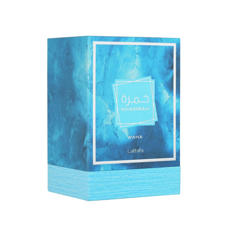 Lattafa Khamrah Waha Unisex EDP 100ml - Fresh Yuzu Cucumber Sea Salt Accord
