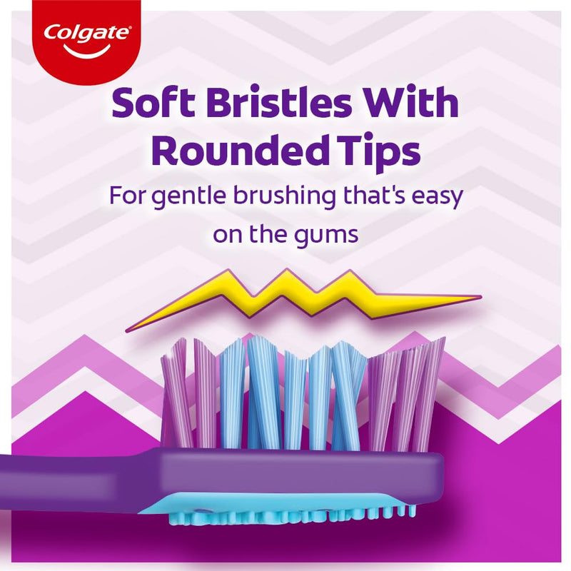 Colgate ZigZag Anti-Bacterial manual Toothbrush for adults – Soft