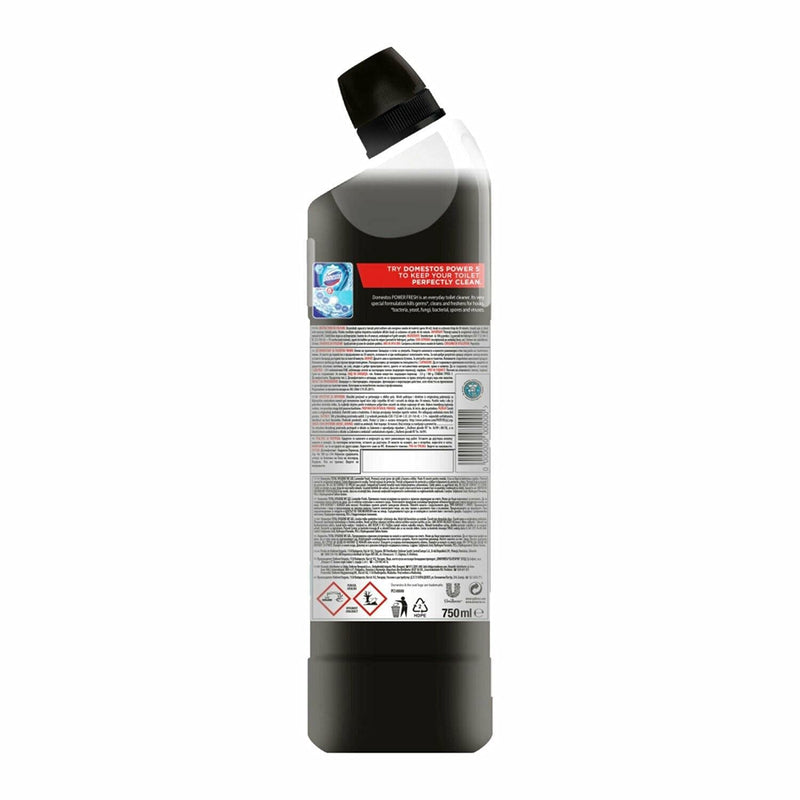 Domestos Zero Limescale Ocean Antibact Toilet Gel, 6 Packs of 750ml, Removes Dirt and Gives Zero LimeScale! Grab it Now to Keep Your Toilet Clean and Fresh!