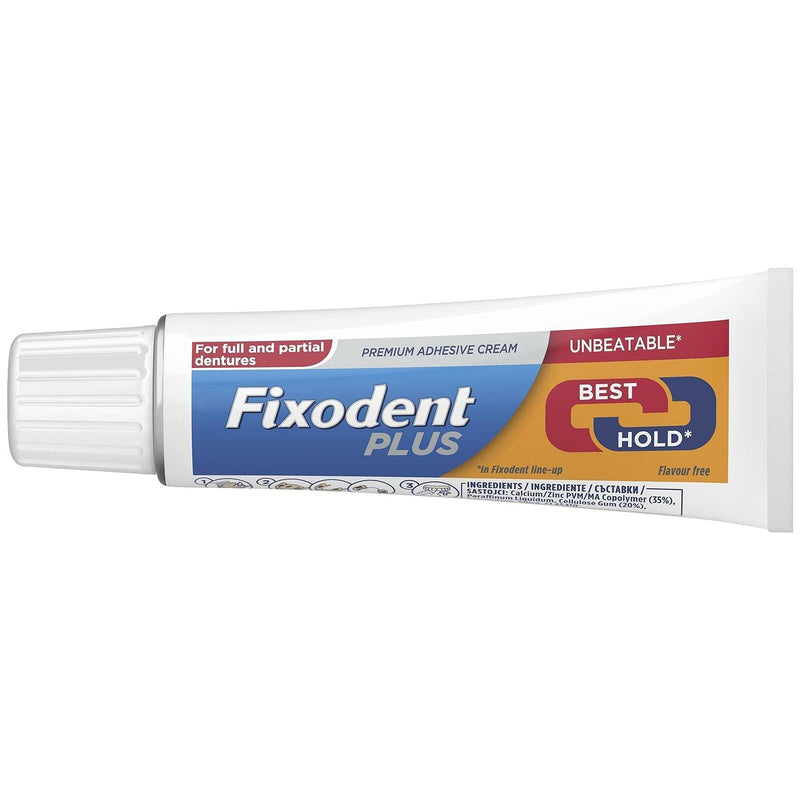 Fixodent Denture Adhesive Cream Dual Power 40g **4 PACK DEAL**