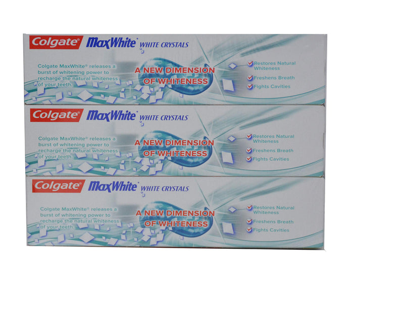 Colgate Max White New with More White Crystals 100ml, Pack of 6