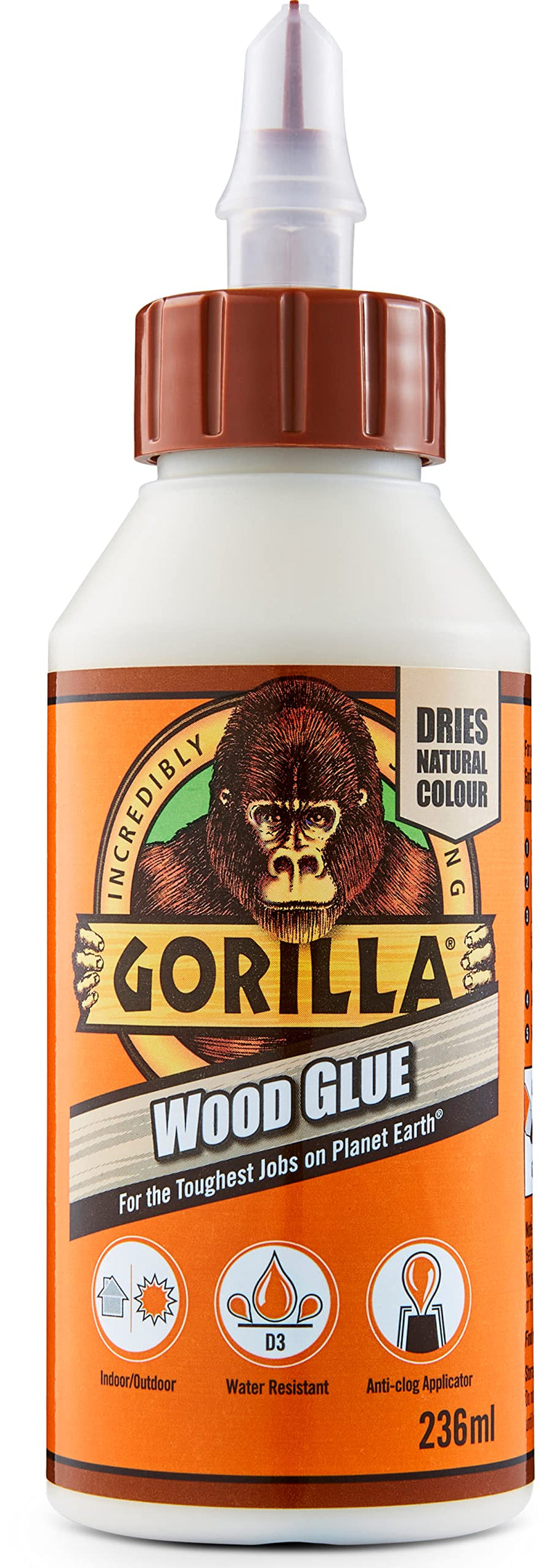 Gorilla Wood Glue 236ml (6 Pack)