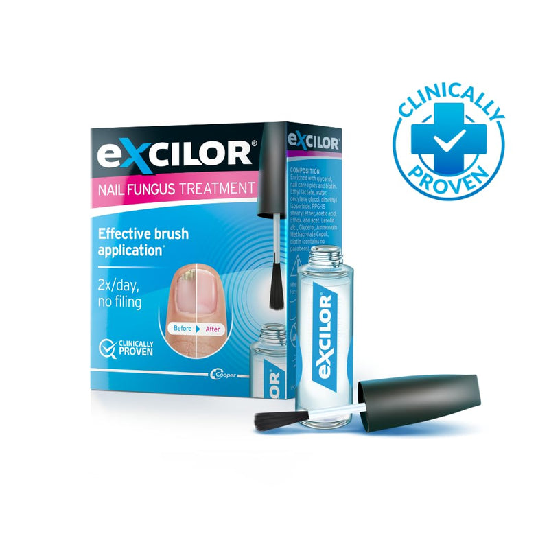 Excilor Fungal Nail Treatment Nail Fungus Brush Treatment 3.3ml