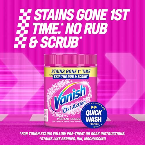 Vanish Gold Oxi Action Stain Remover and Laundry Booster Powder for Colours